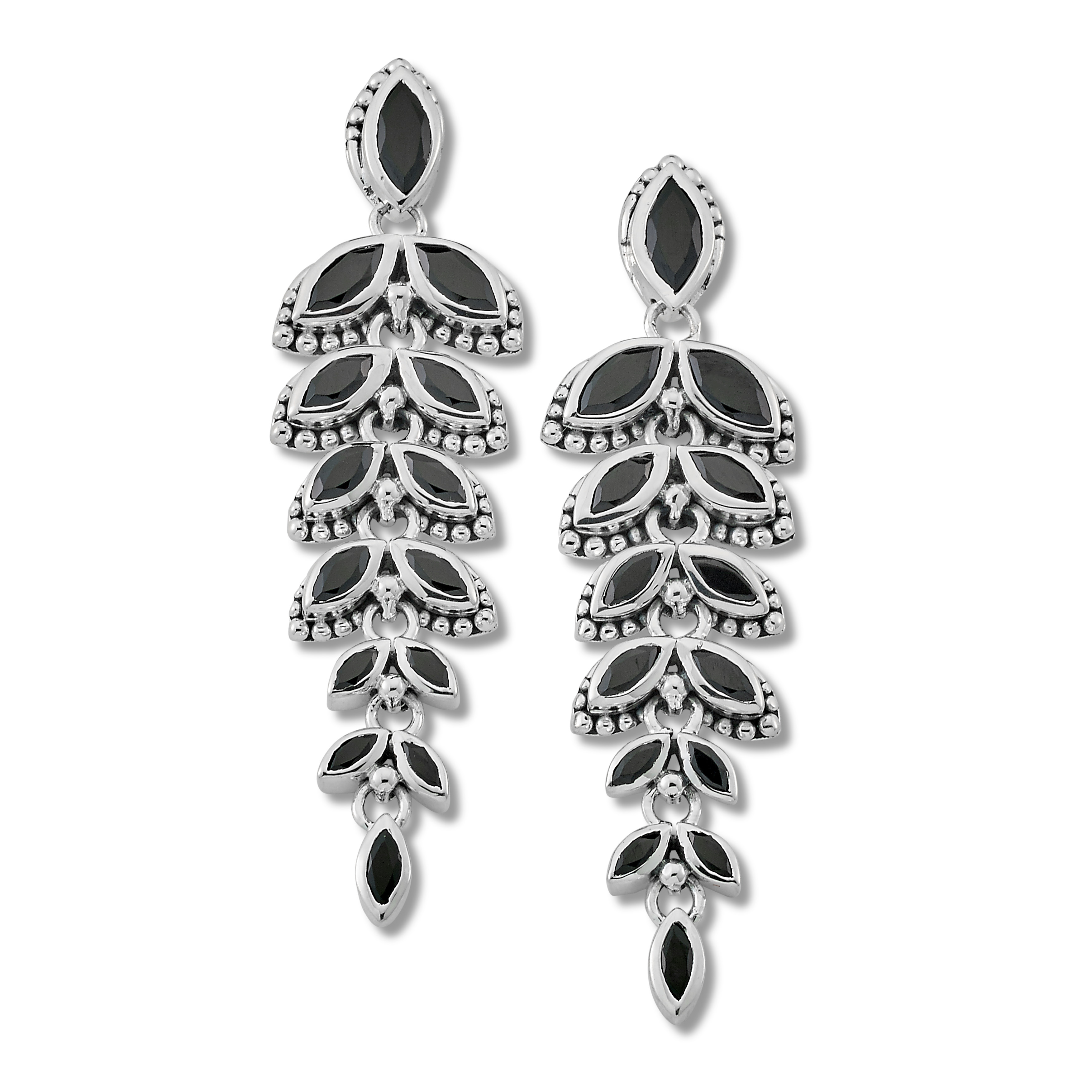 Colored Stone Earrings