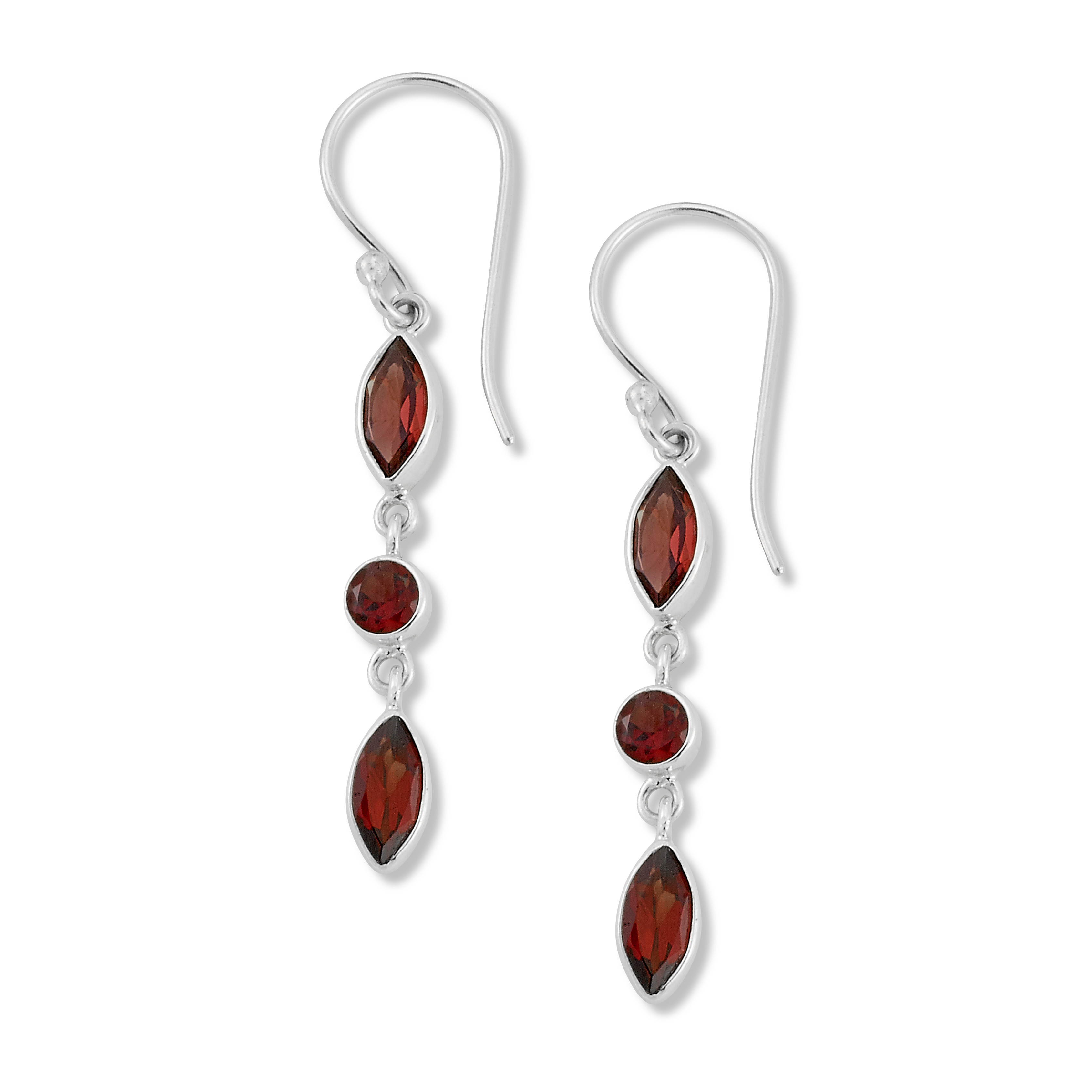 Colored Stone Earrings