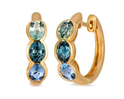 Colored Stone Earrings